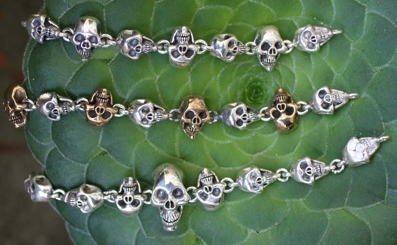 Scull Braclets