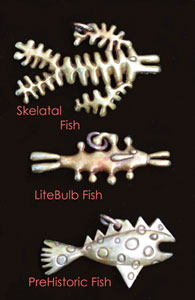 pendants fish bronze