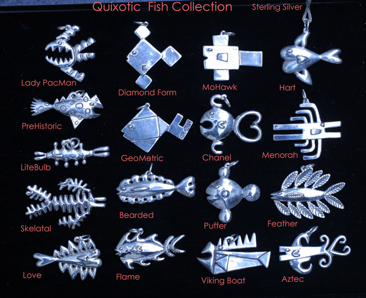 Sterling Silver Fish Collection