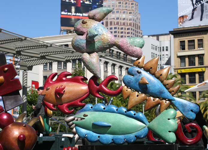 Fish Parade in Union Square San Francisco